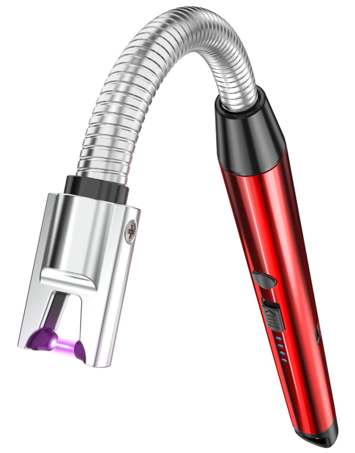 Rechargeable Electric Gas Lighter for Kitchen, BBQ & Candles