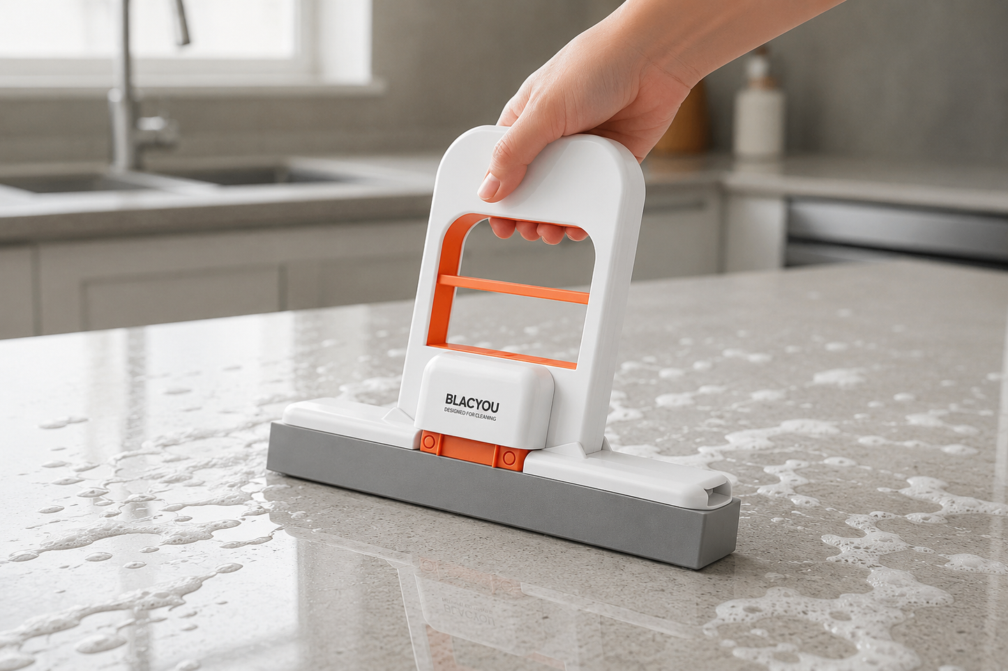 Mini foldable desktop mop for kitchen