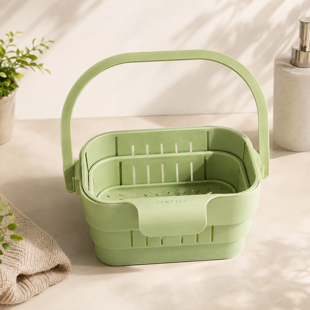 Foldable Wash & Drain Basket