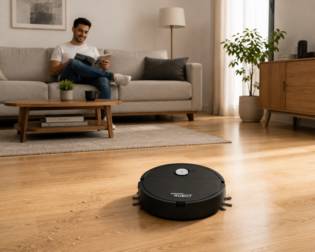 Smart Self-Cleaning Robot Vacuum & Sweeper