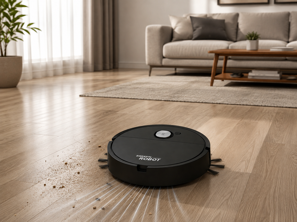 Smart Self-Cleaning Robot Vacuum & Sweeper