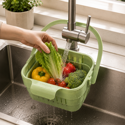 Foldable Wash & Drain Basket