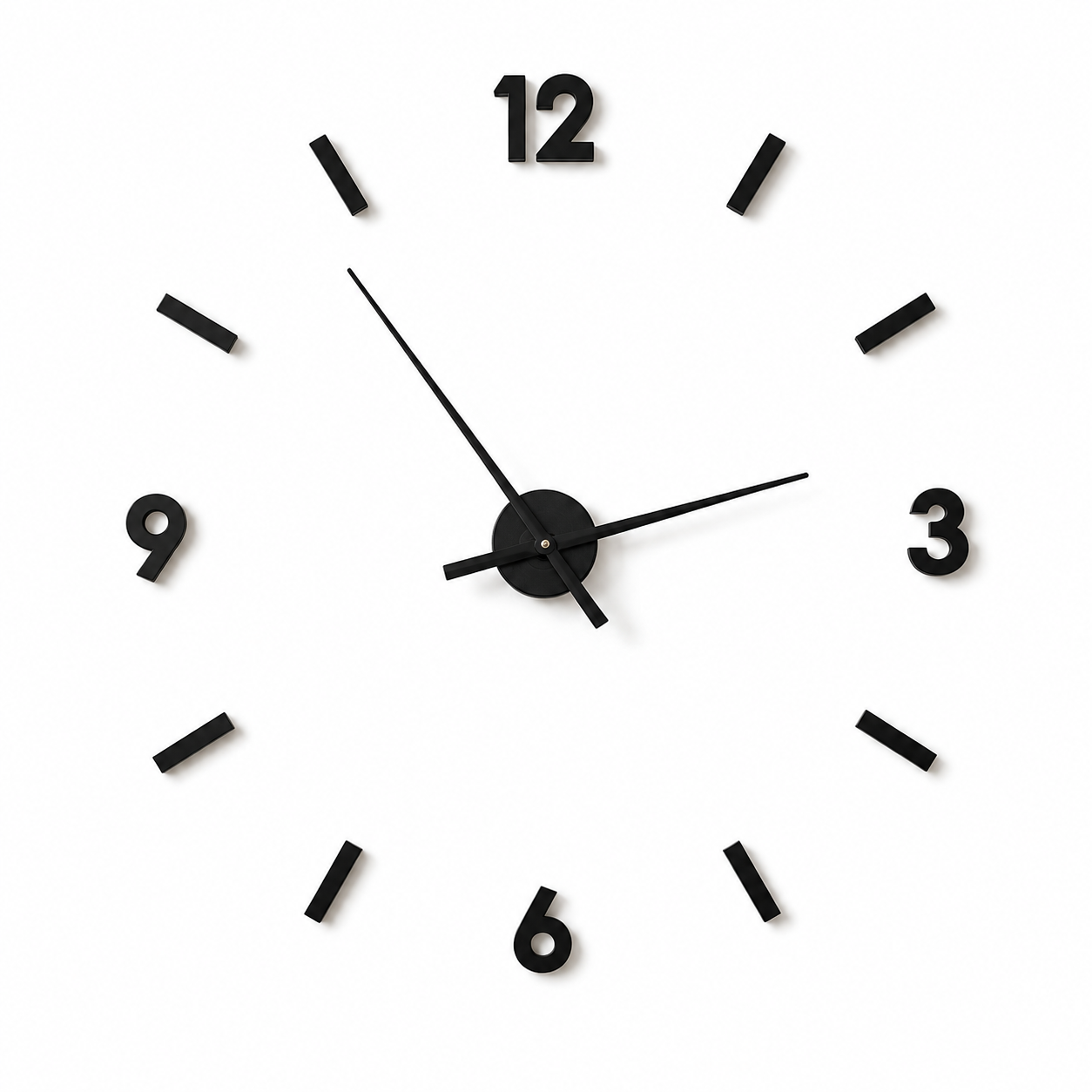 Minimalist 3D DIY Wall Clock – Modern Silent Home Decor Clock